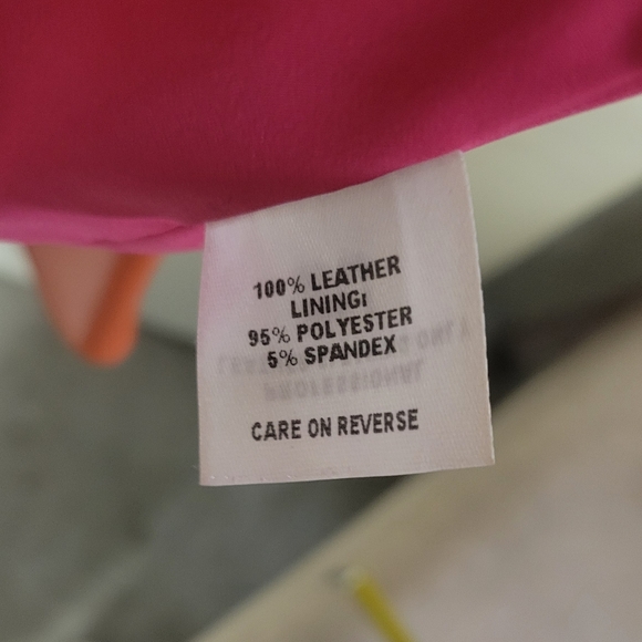 St. John Sport by Marie Gray Leather Jacket - Picture 6 of 11